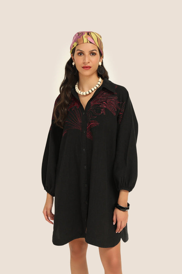 ALAYA DRESS BLACK