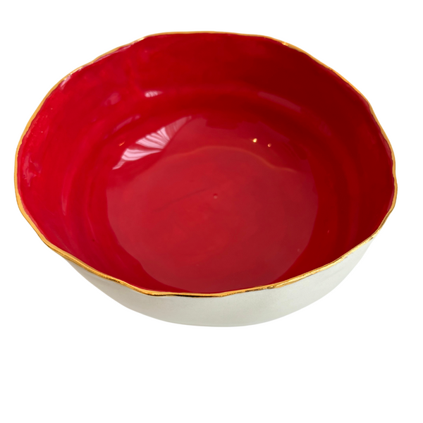 Large Colored Ceramic Bowls