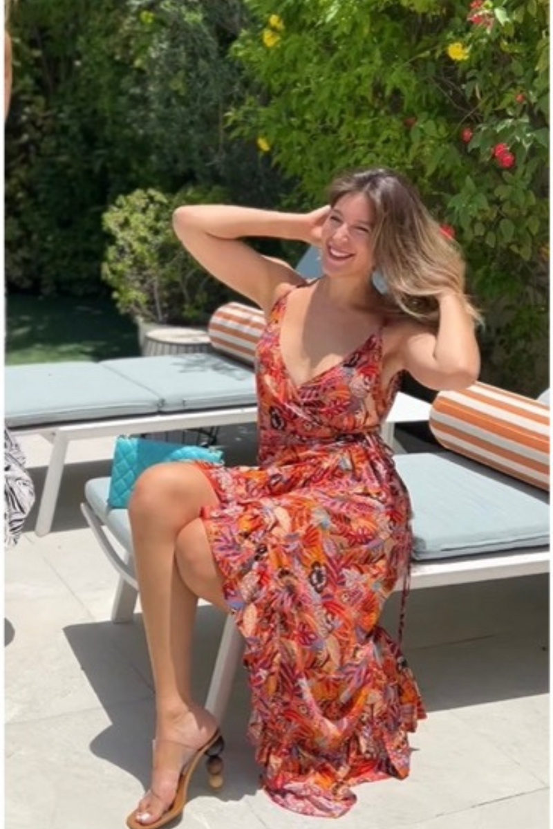 Paola Dress - Orange
