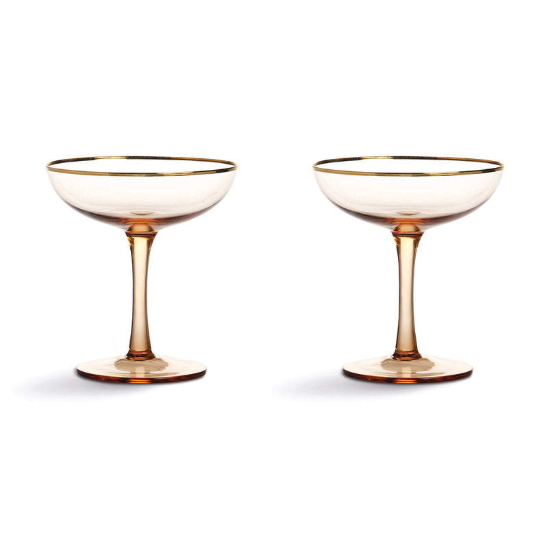 Coupe Champagne Pink (Set of 2)
