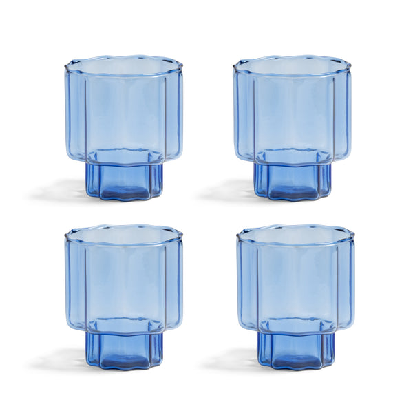 Glass Bloom Blue (Set of 4)
