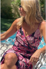 Paola Dress - Floral Pink