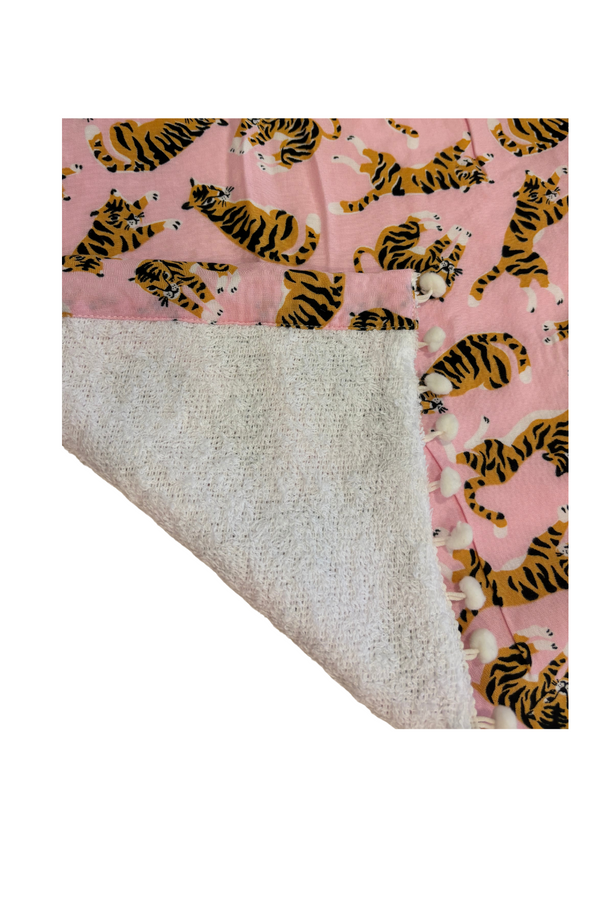 Pink Leopard Towel